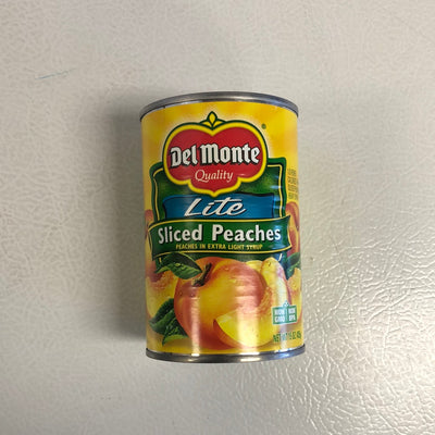 Del Monte Sliced Peaches (Sml) 15oz/425g