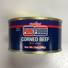San Miguel Purefoods Corned Beef Round Blue (Aussie) 12oz/340g
