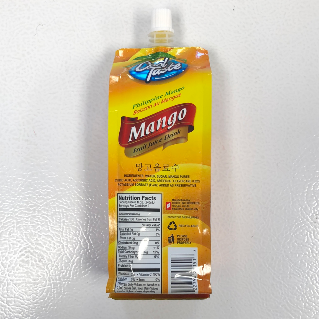 Cool Taste Mango Drink 500ml/16.91oz
